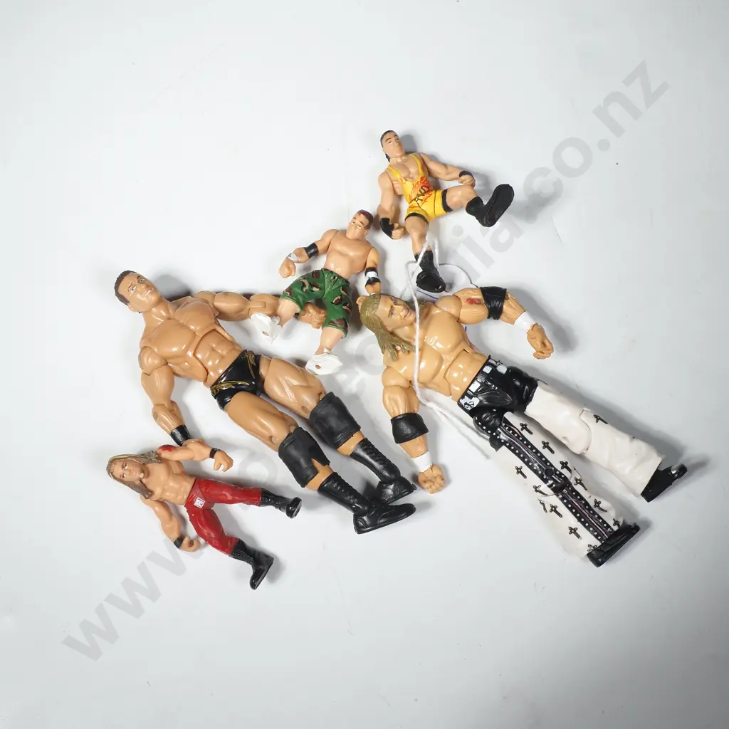 WWE Shawn Michaels, Randy Orton, Edge, John Cena, Rob Van Dam - Jakks Pacific - collection Image 1++