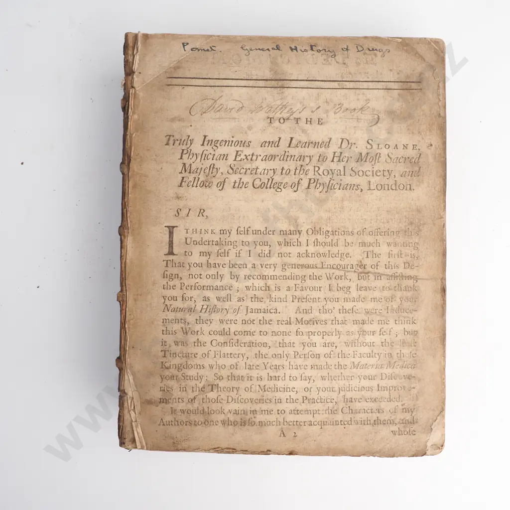 Pomet, Pierre - Pomet's History of Drugs, 4th Edition, One Volume, London, 1748 Image 1++