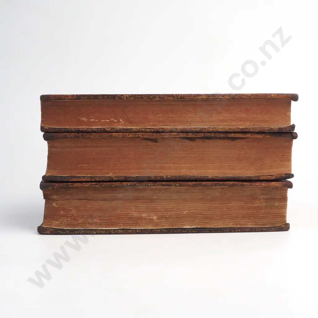 Stanhope George - A Paraphrase and Comment upon the Epistles and Gospels, Three Volumes, W.B / F.R / M.F, London, 1726 Image 1++