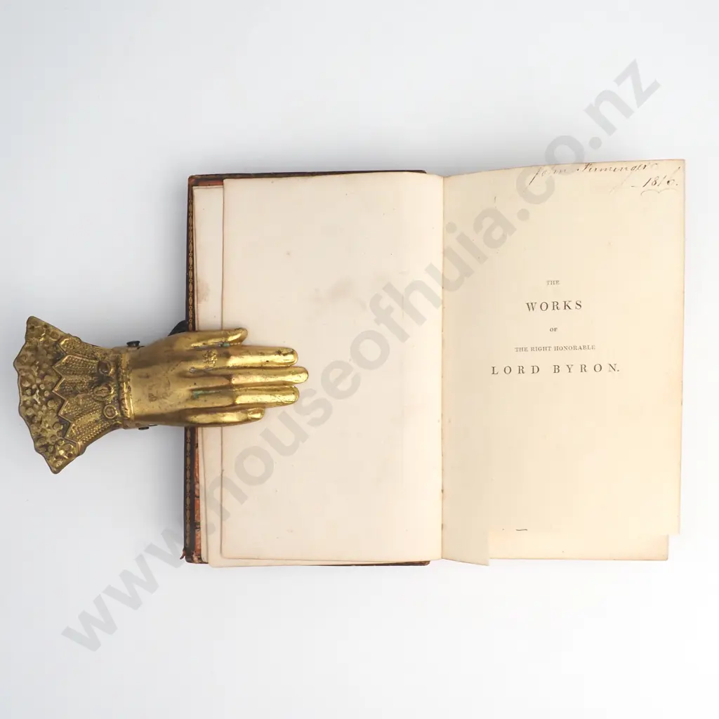 Byron, George (Right Honorable Lord Byron) - The Works of Lord Byron, Vol 1, Childe Harold, John Murray, London, 1815 Image 1++