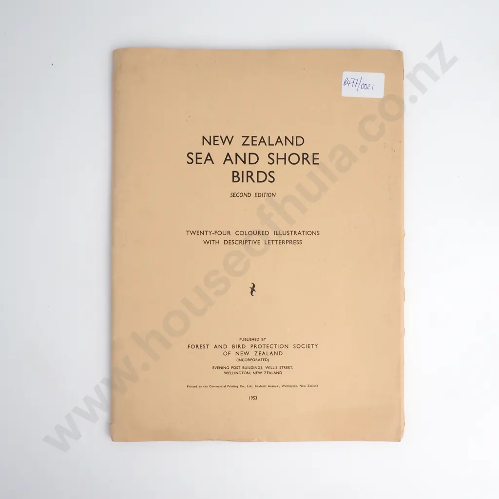New Zealand Sea and Shore Birds, Second Edition, Forest & Bird Protection Society of New Zealand, 1953 Image 1++