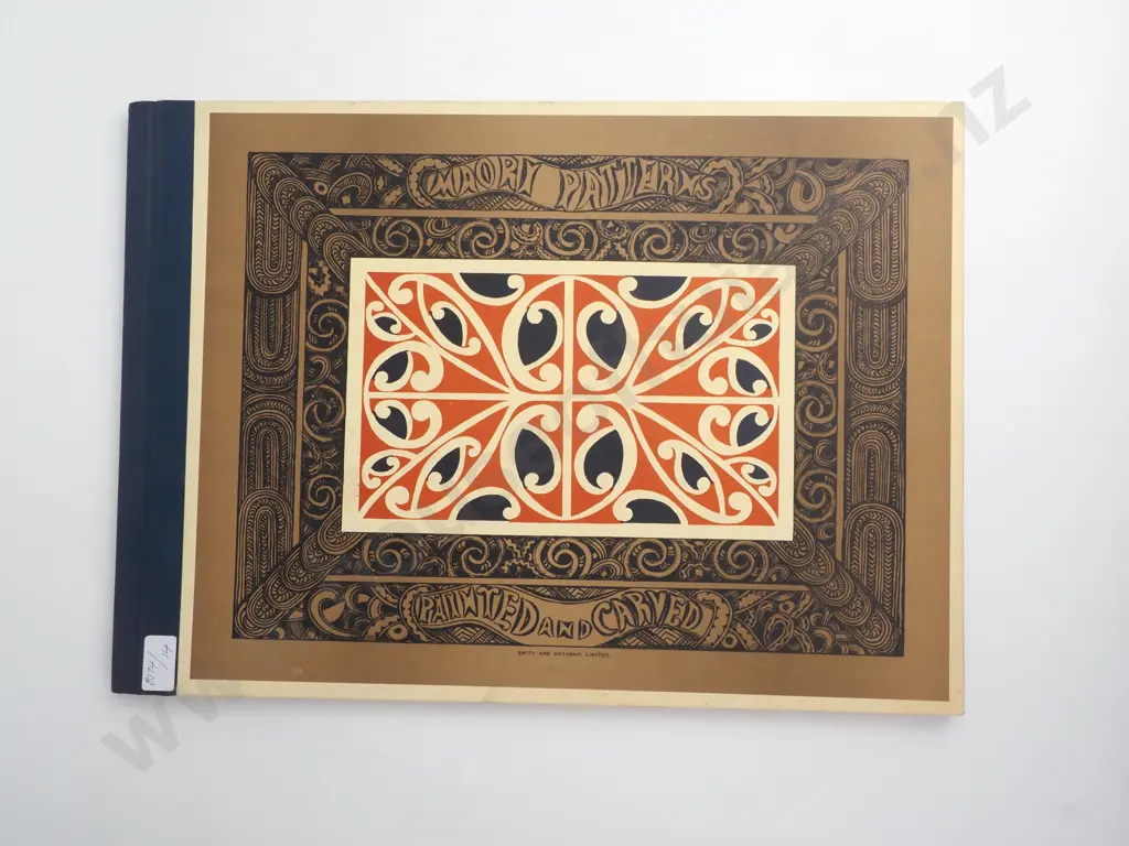 Menzies, J. H. - Maori Patterns Painted & Carved ,Facsimile Edition, Hagley Press, 1975 Image 1++