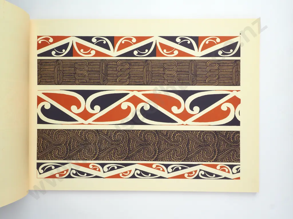 Menzies, J. H. - Maori Patterns Painted & Carved ,Facsimile Edition, Hagley Press, 1975 Image 1++