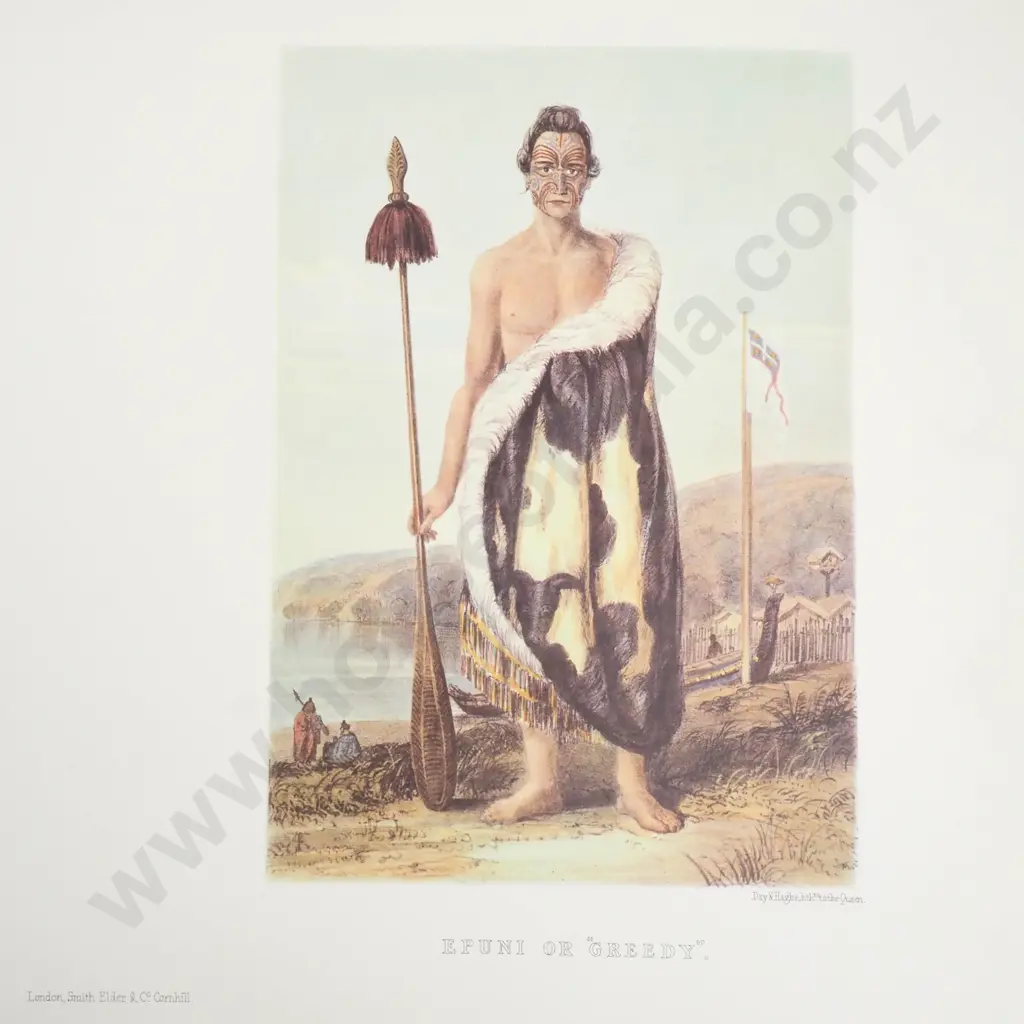 Edward Jerningham Wakefield, 'Illustrations to 'Adventure in New Zealand' Facsimile Edition 1968, Image 1++