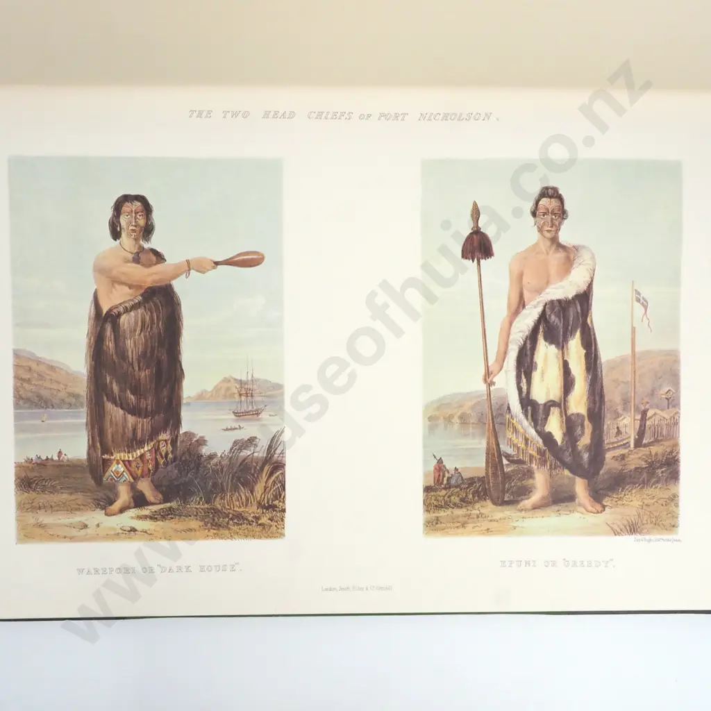Edward Jerningham Wakefield, 'Illustrations to 'Adventure in New Zealand' Facsimile Edition 1968, Image 1++