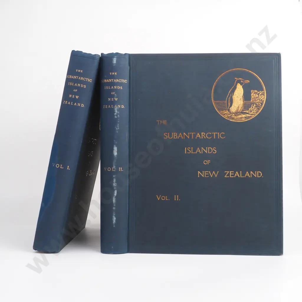 Chilton, Chas (Ed) - The Subantarctic Islands of New Zealand, Philosophical Institute of Canterbury, c1909 Image 1++