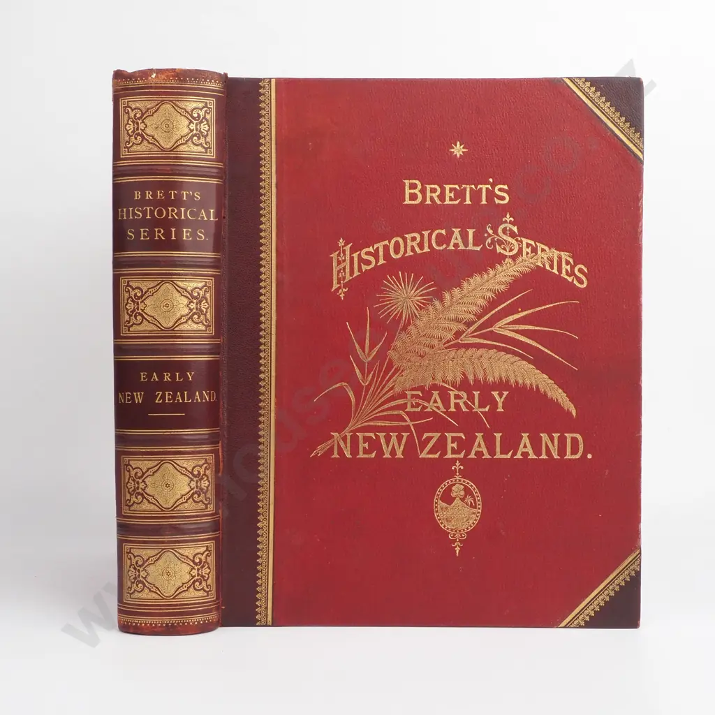 Sherrin, R.A.A & Wallace, J.H - Early History of New Zealand,First Edition, H. Brett Printer & Publisher, Auckland, 1890 Image 1++