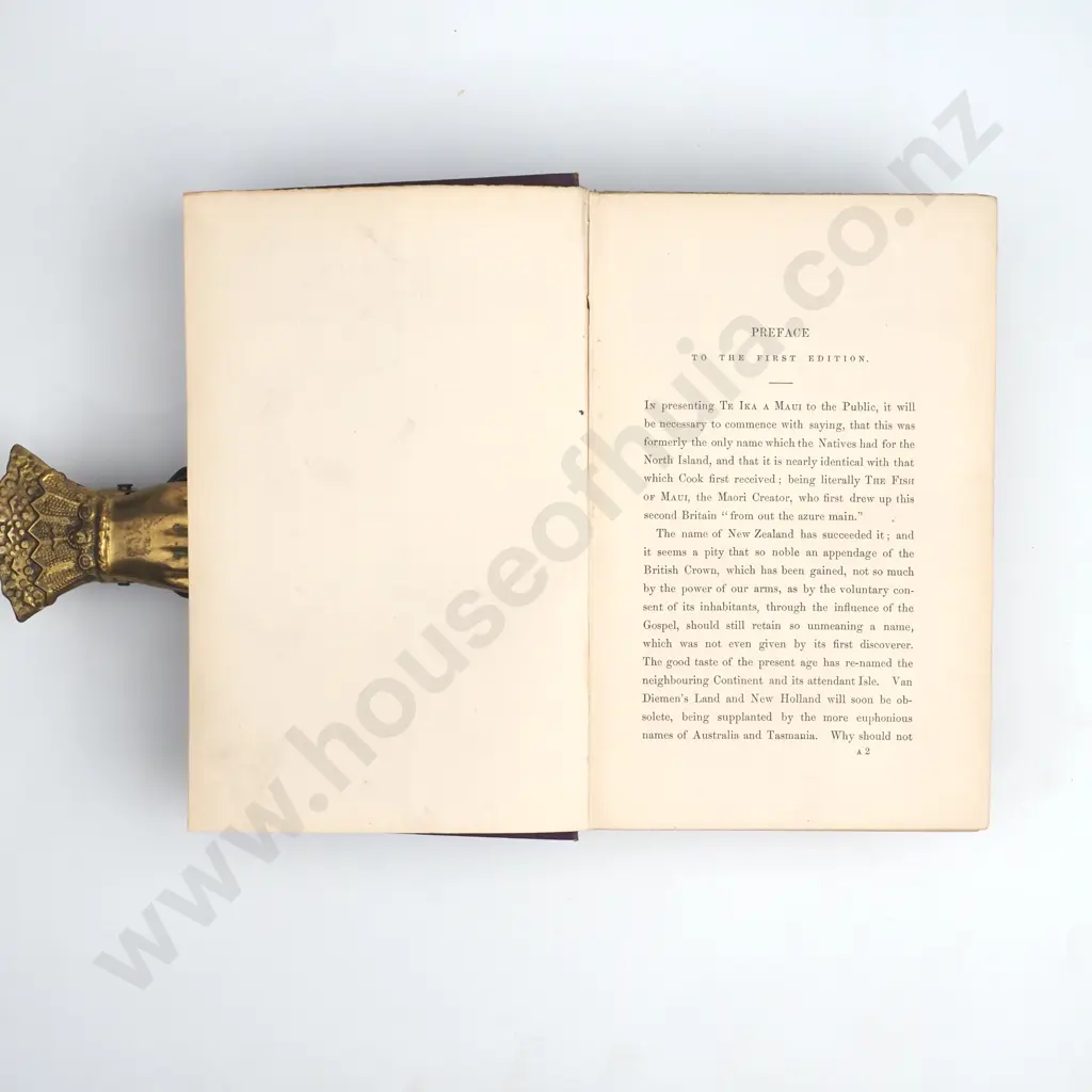 Taylor, Richard - Te Ika A Maui; or New Zealand And Its Inhabitants, Second Edition, William Macintosh, London, 1870 Image 1++