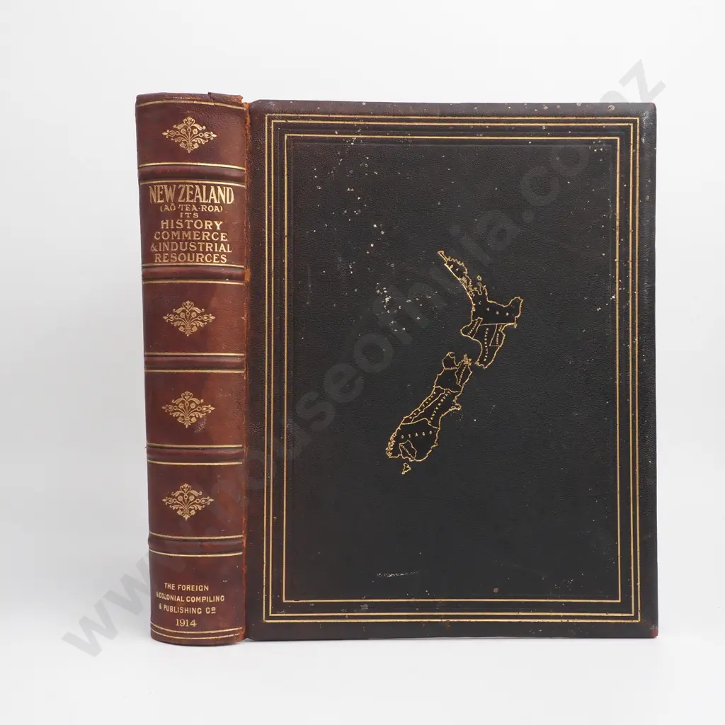 Playne, Somerset - New Zealand Its History, Commerce, and Industrial Resources, F & C C & P Co, London, 1912-1913 Image 1++