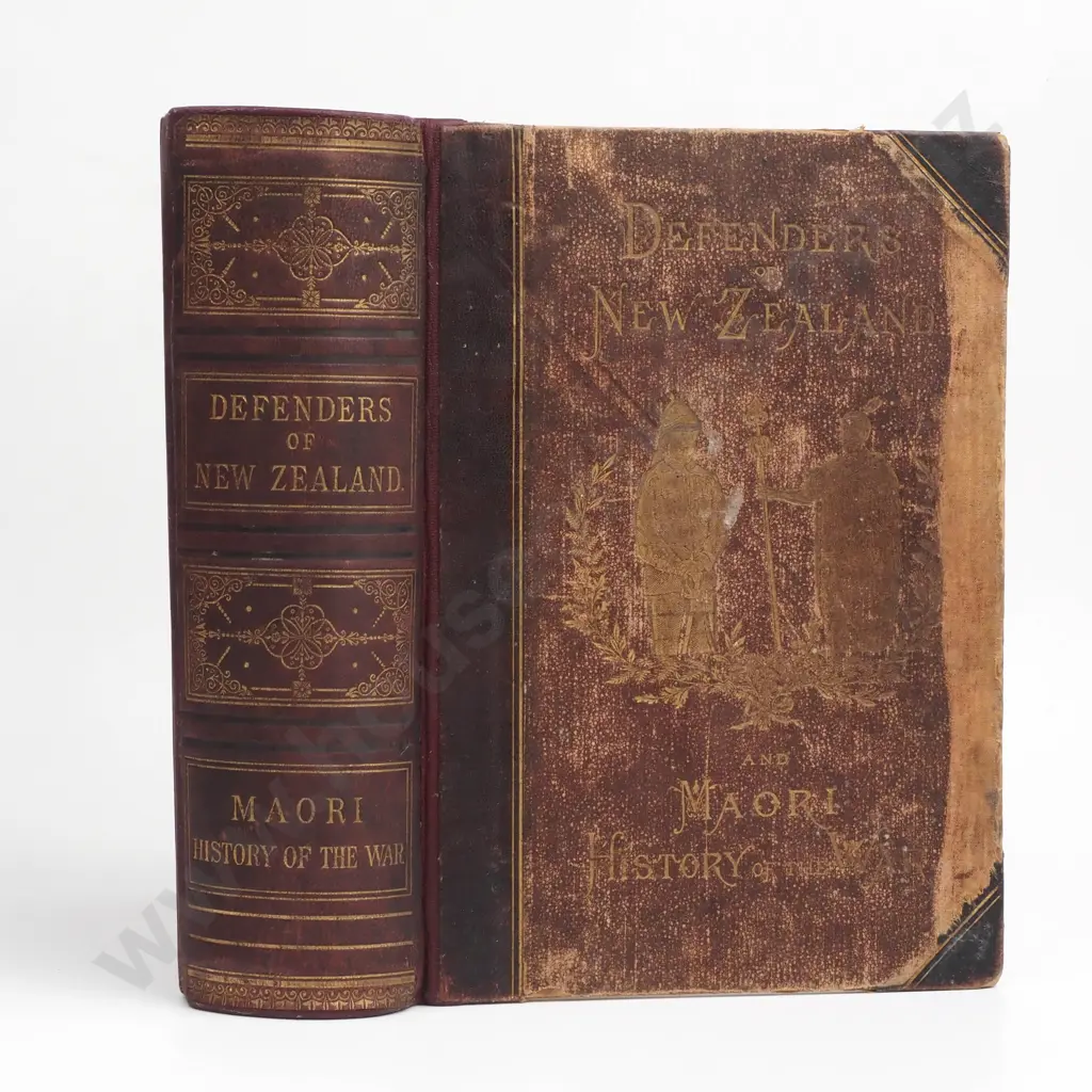 Gudgeon, Thomas Wayth - Defenders of New Zealand And Maori History Of The War, H Brett, Auckland, 1887 Image 1++