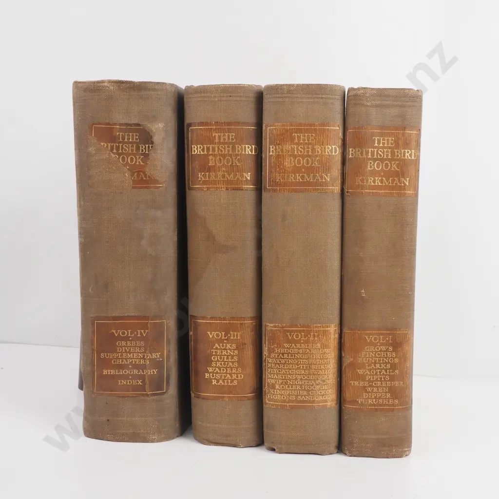 Kirkman, F.B. & Oxon, B. A. - The British Bird Book, Volumes 1, 2, 3 and 4, T.C. & E.C. Jack, Great Britain, 1911 Image 1++