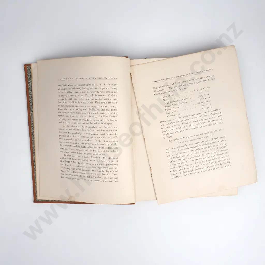 Bracken, Thomas - Musings in Maori-land A Jubilee Volume, First Edition, Arthur T. Keirle, Wellington and Sydney, 1890 Image 1++