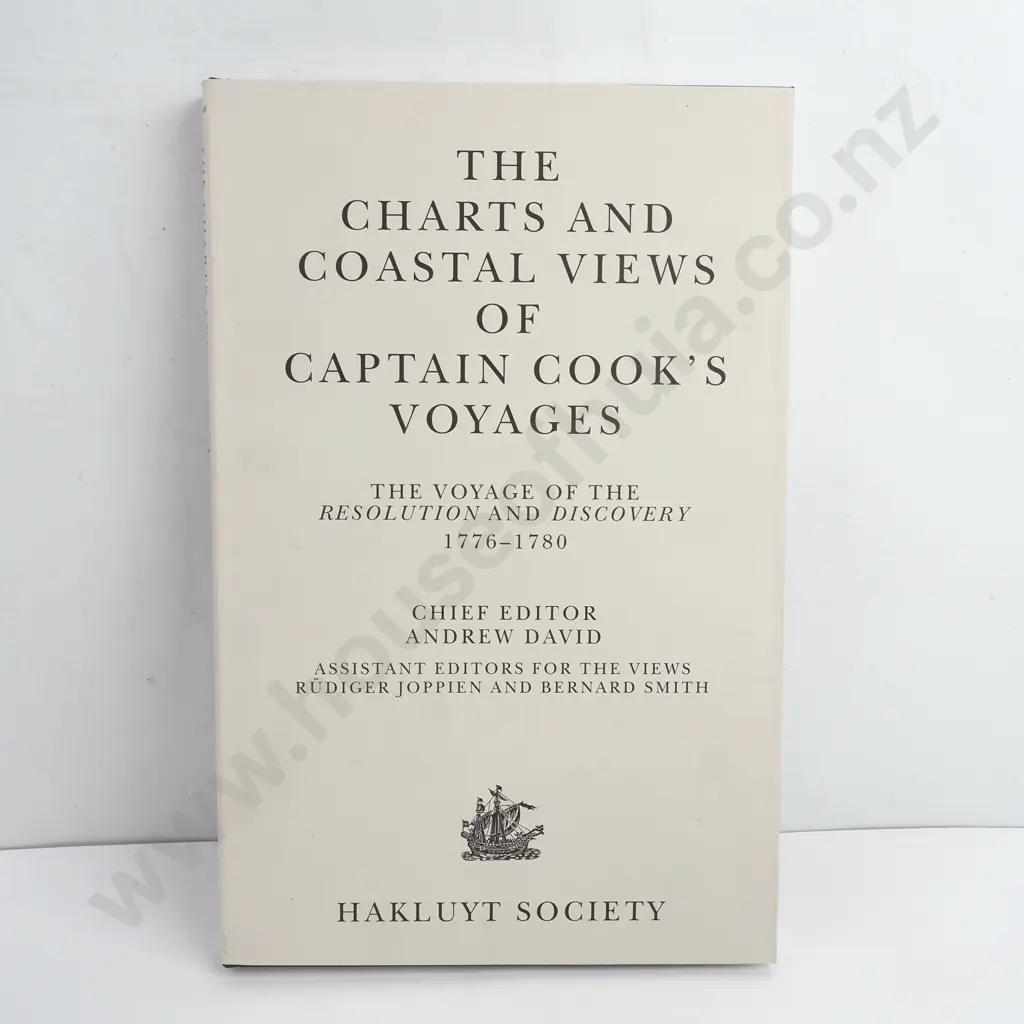 David, Andrew - The Charts & Coastal Views of Captain Cook's Voyages, Volumes 1, 2 & 3, Hakluyt Society, UK, 1992 Image 1++