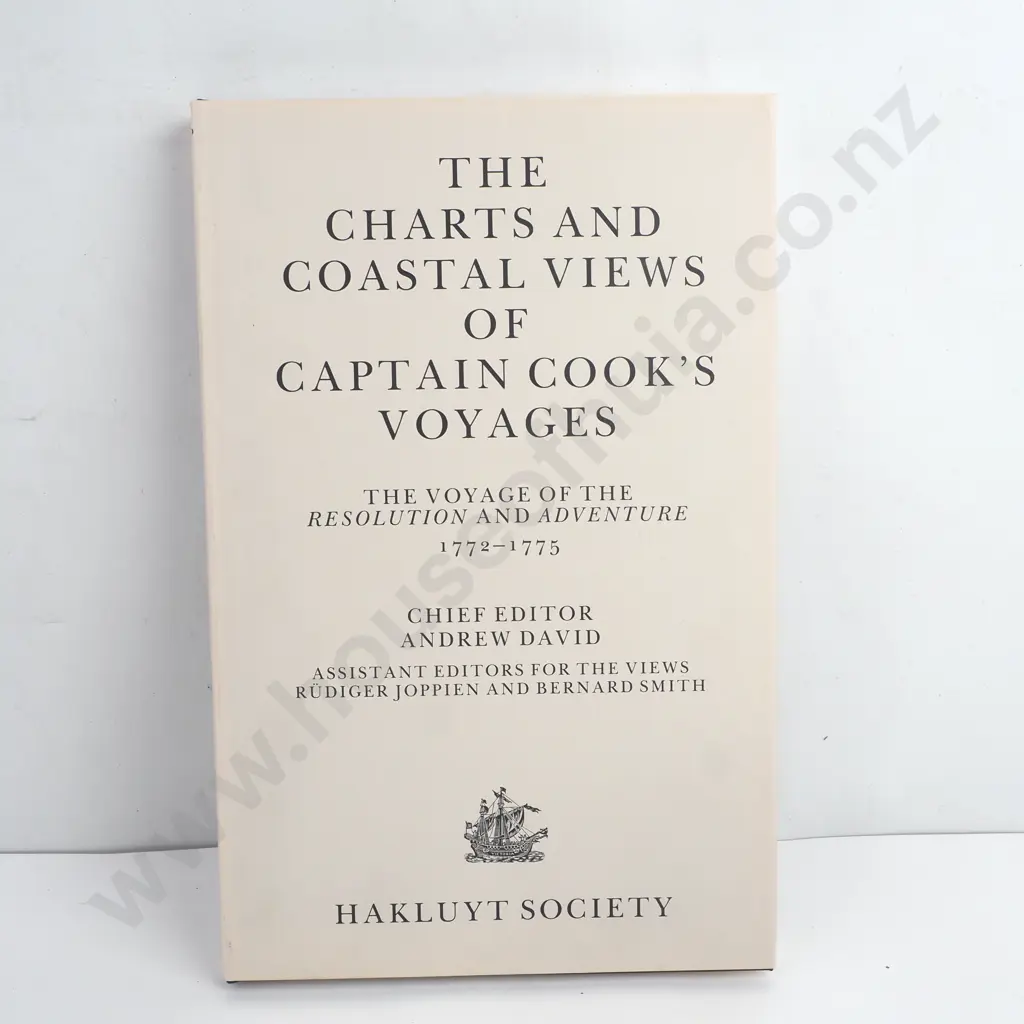 David, Andrew - The Charts & Coastal Views of Captain Cook's Voyages, Volumes 1, 2 & 3, Hakluyt Society, UK, 1992 Image 1++