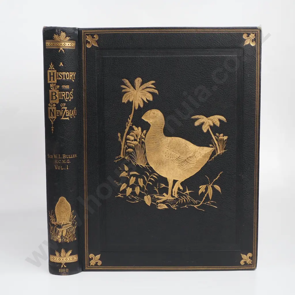 Buller, Walter Lawry, Sr. - A History of the Birds of New Zealand, Vol I & II, Second Edition, The Author, London, 1888 Image 1++