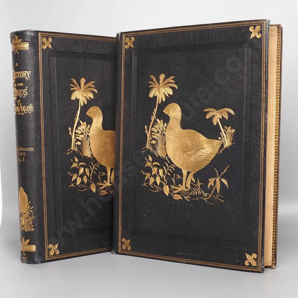 Buller, Walter Lawry, Sr. - A History of the Birds of New Zealand, Vol I & II, Second Edition, The Author, London, 1888 Image 1++