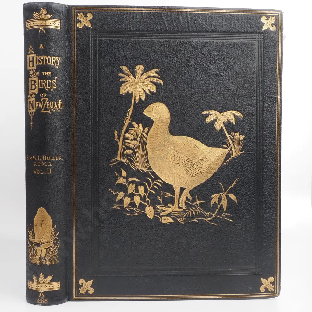 Buller, Walter Lawry, Sr. - A History of the Birds of New Zealand, Vol I & II, Second Edition, The Author, London, 1888 Image 1++