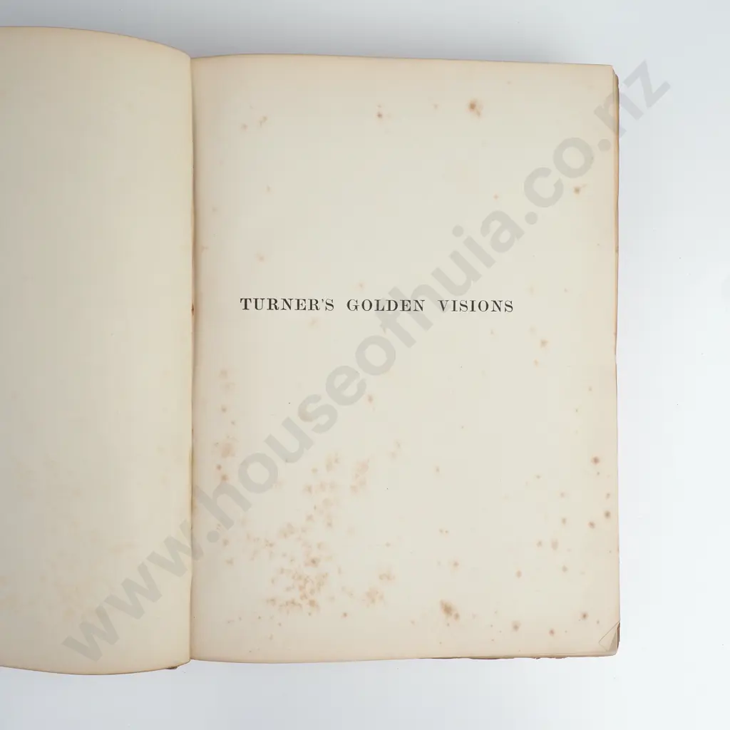 Hind, C. Lewis - Turner's Golden Vision's, TC Jack & EC Jack, London and Edinburgh, c. 1910 Image 1++