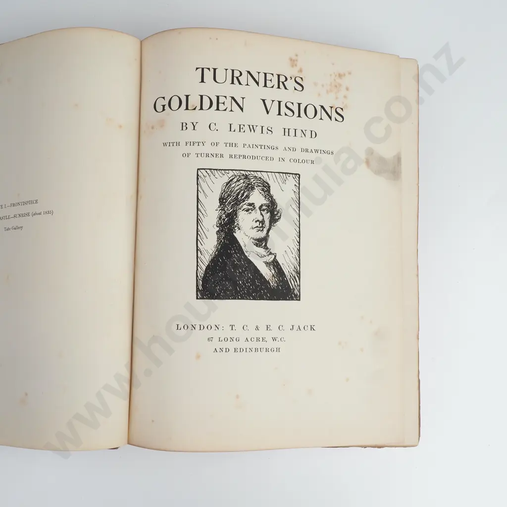 Hind, C. Lewis - Turner's Golden Vision's, TC Jack & EC Jack, London and Edinburgh, c. 1910 Image 1++