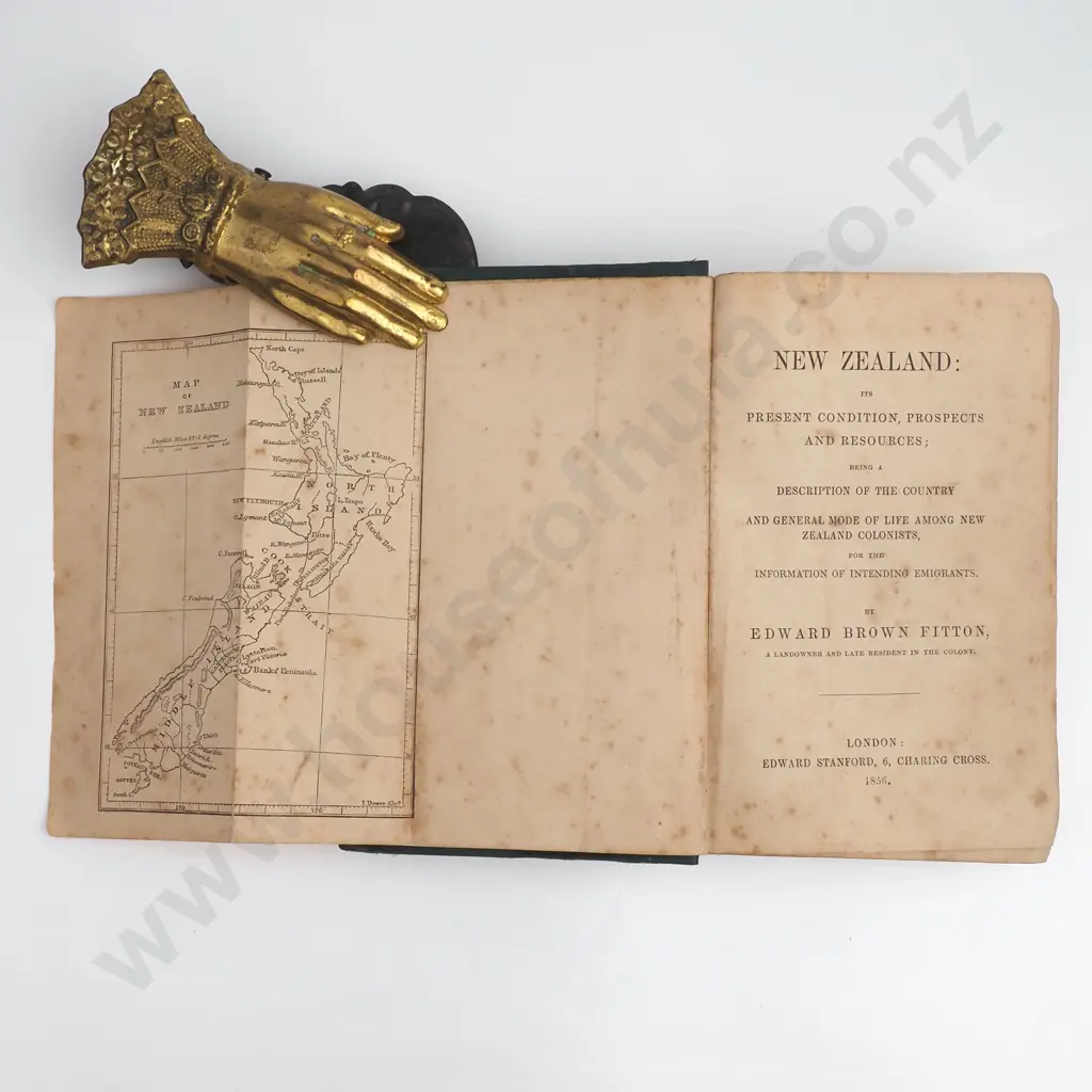 Fitton, E. B. - New Zealand, Edward Stanford, 1856 Image 1++