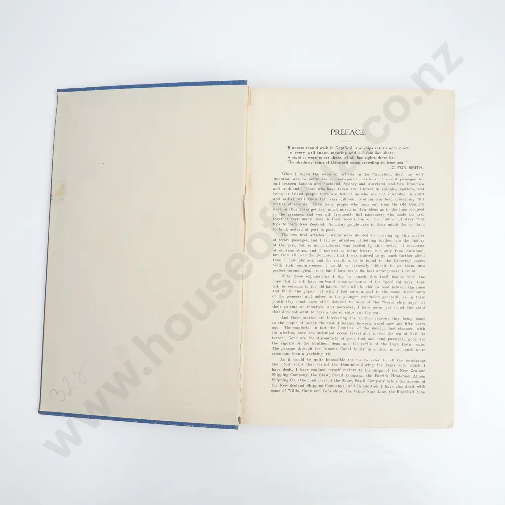 Sir Henry Brett - 'White Wings, Fifty Years of Sail in the New Zealand Trade' Image 1++