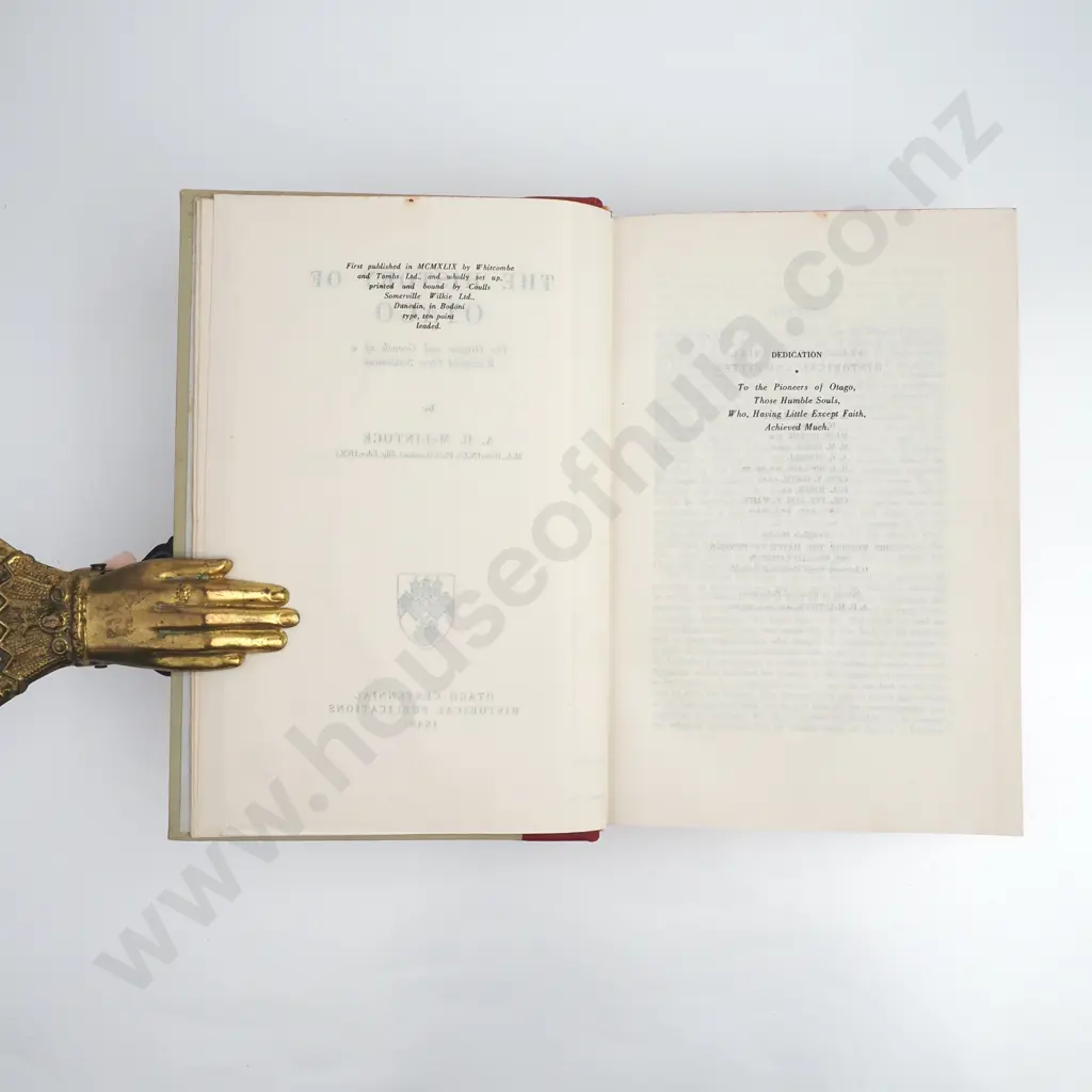 Mclintock, Alexander Hare; The History of Otago Image 1++
