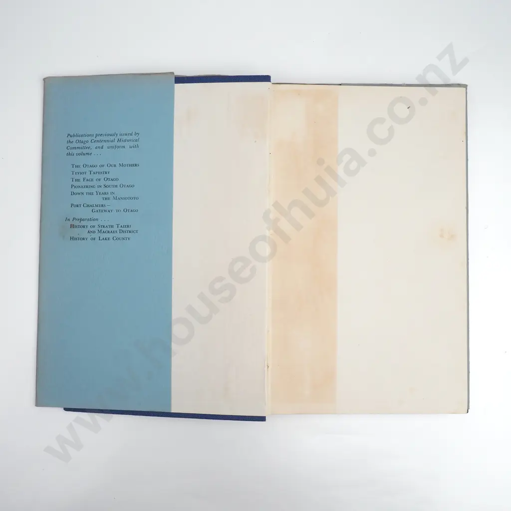 Two Books -Waite F Hon  'Pioneering in South Otago', Otago Centennial Historical Publications (1948, First Edition) Image 1++