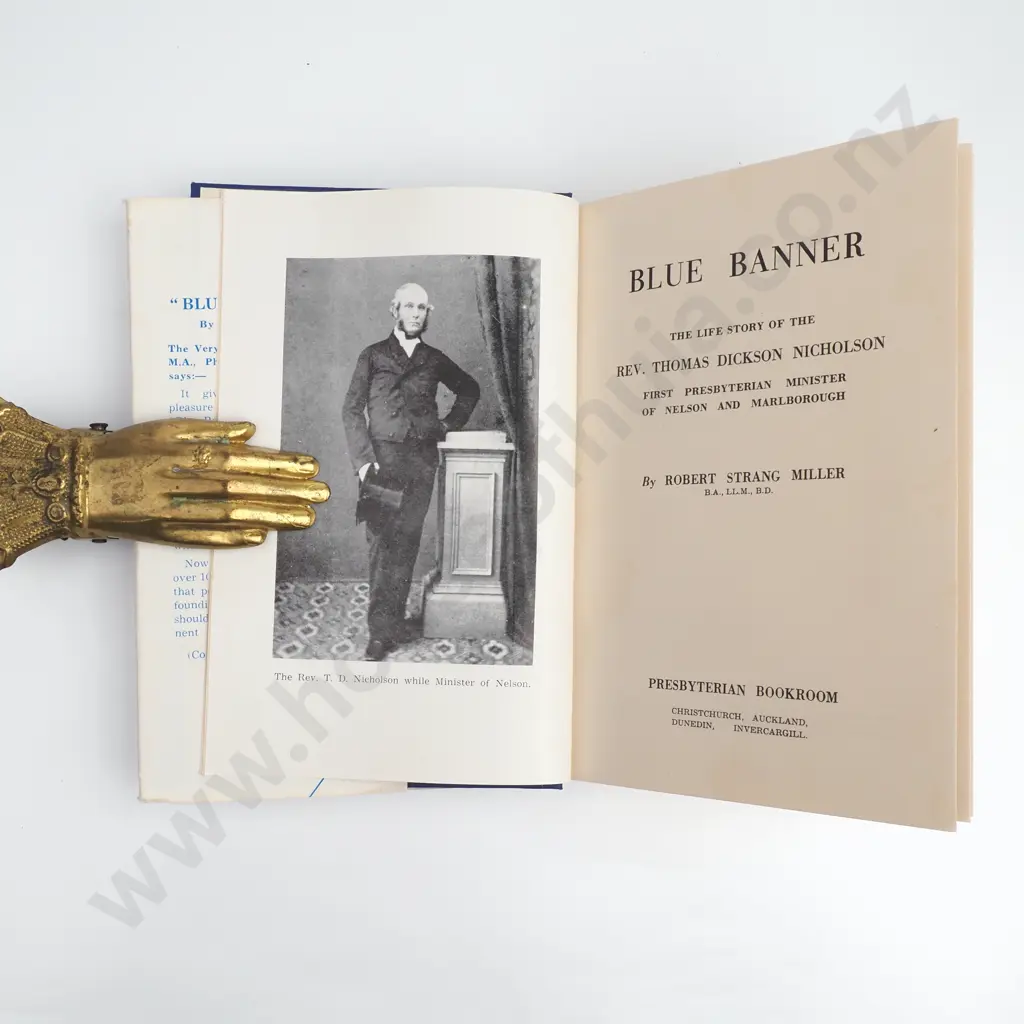 Miller, Robert Strang; Blue Banner Image 1++