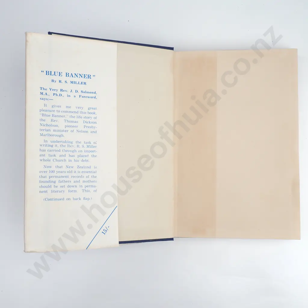 Miller, Robert Strang; Blue Banner Image 1++