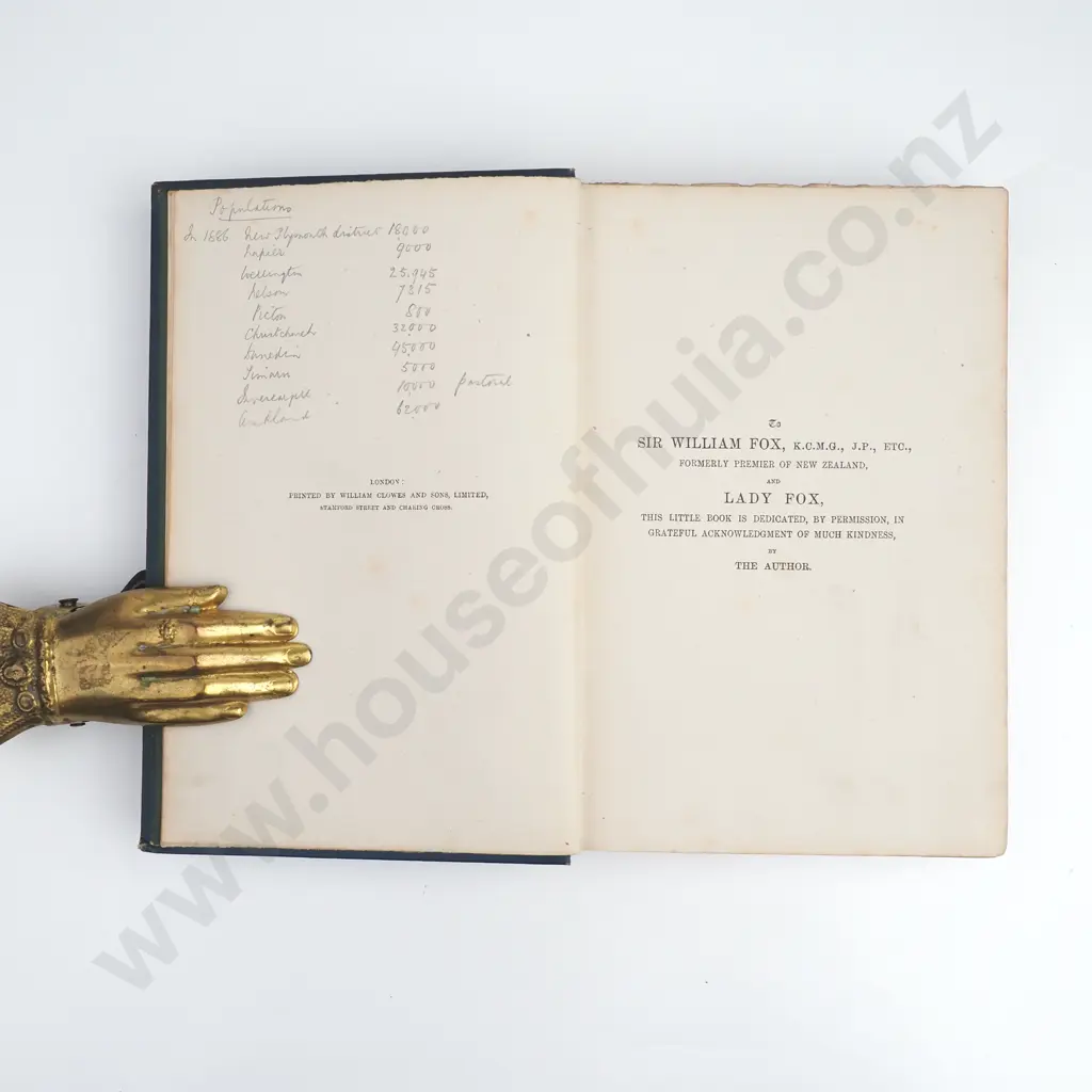 Moore, John Murray - New Zealand for the Emigrant, Invalid, and Tourist, Sampson Low, 1890 Image 1++