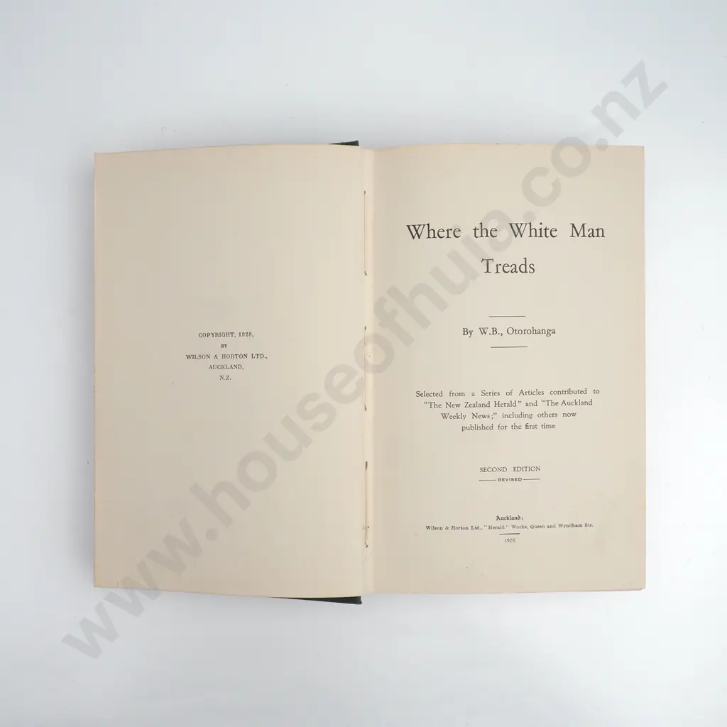 W.B., Otorohanga - Where the White Man Treads' Image 1++