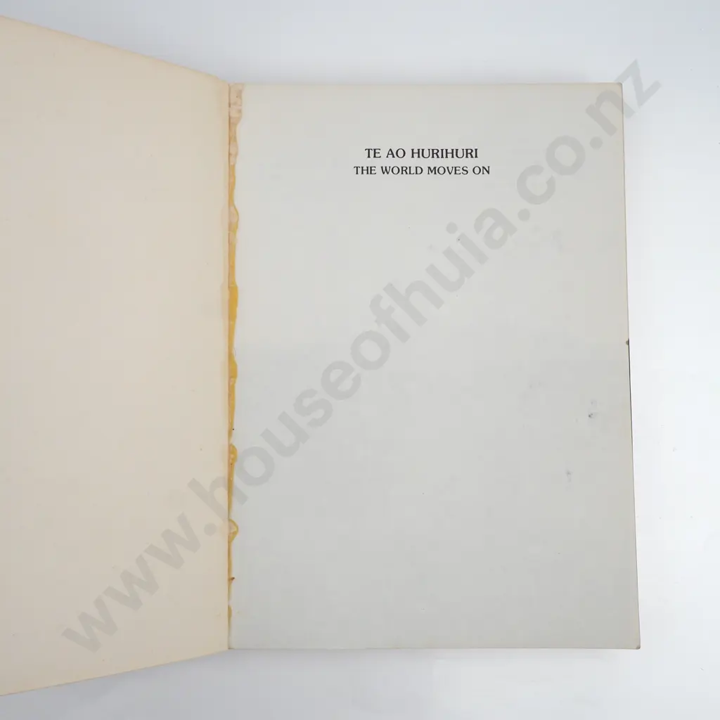 Edited by Michael King - 'Te Ao Hurihuri, The World Moves On, Aspects of Maoritanga'. Image 1++