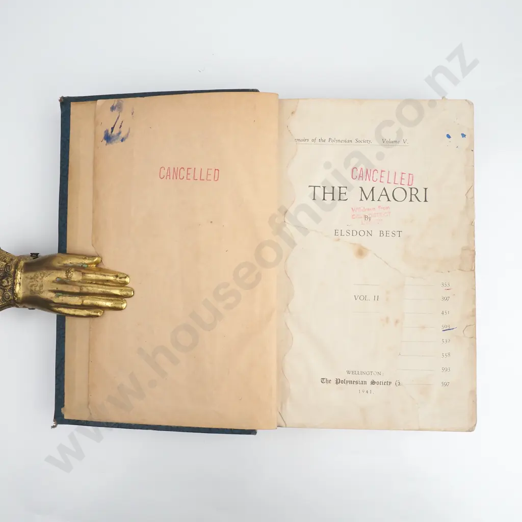 Eldon Best - 'The Maori' Image 1++