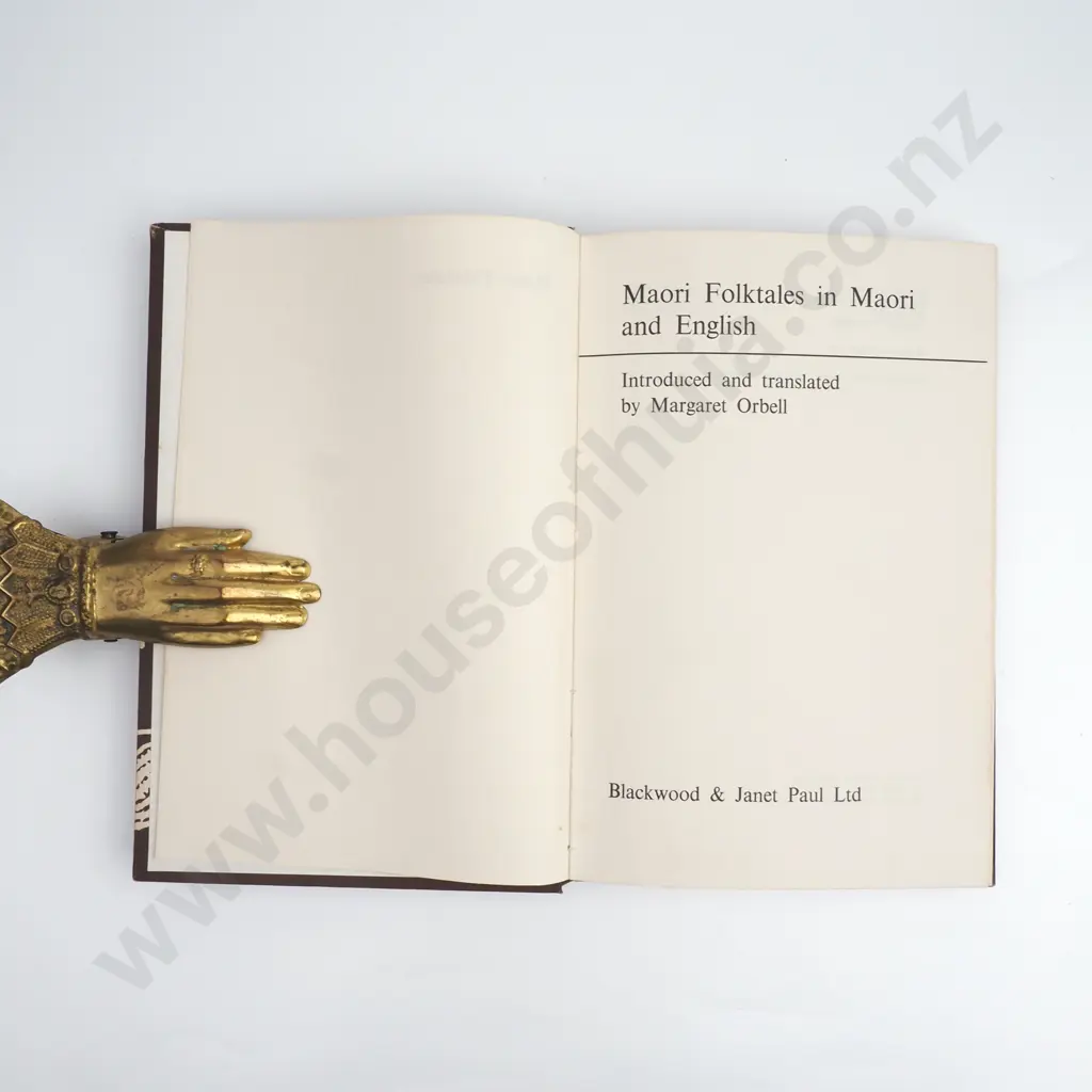 Margret Orbell - 'Maori Folktales'. Image 1++