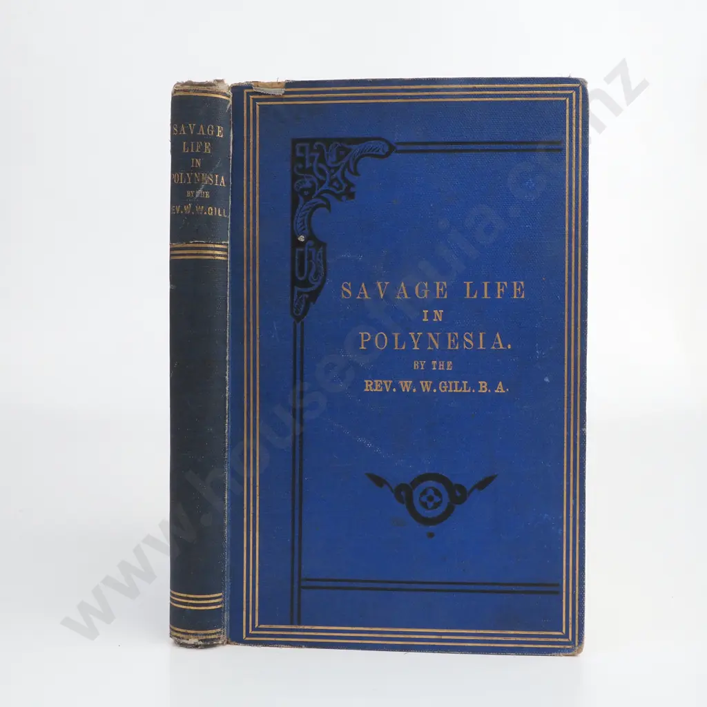 Rev. W.W. Gil. B.A. - Savage Life in Polynesia. Image 1++