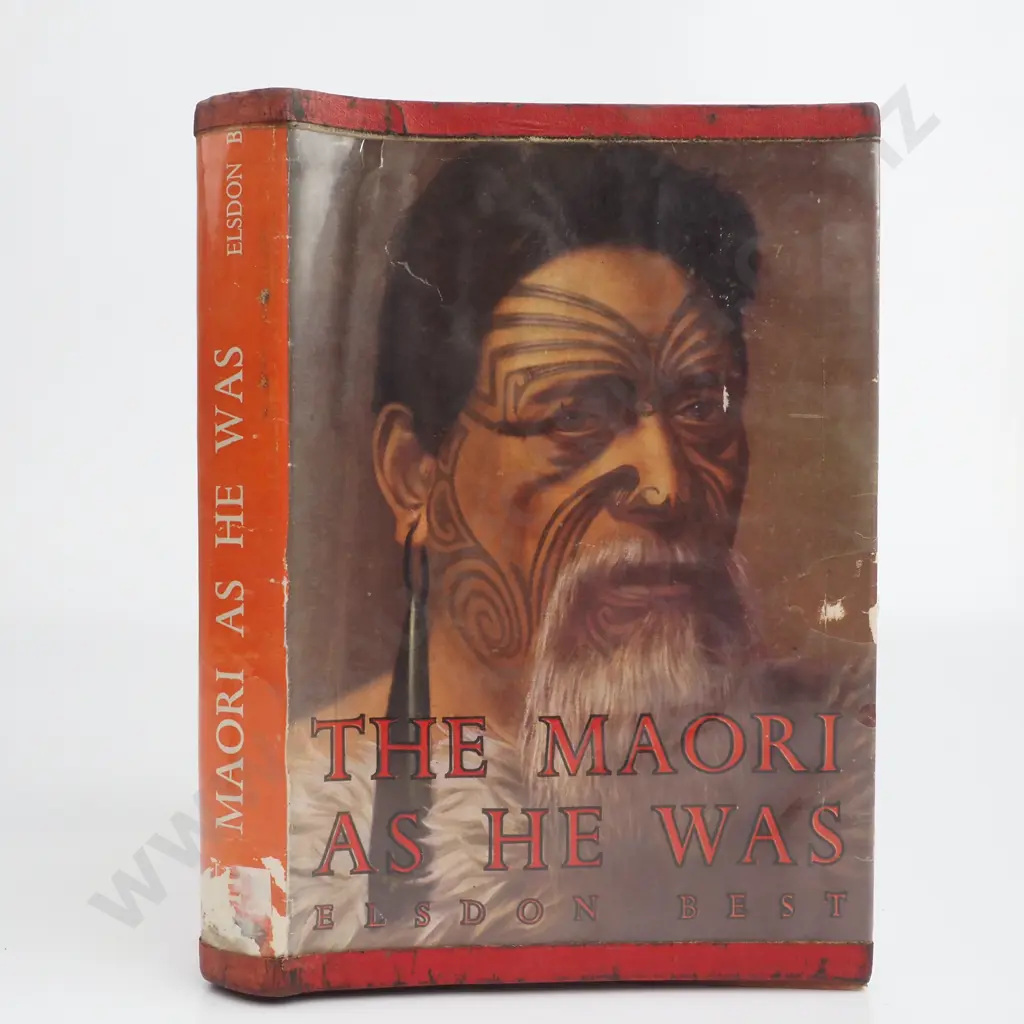 Best - 'The Maori As He Was'.Elsdon Image 1++