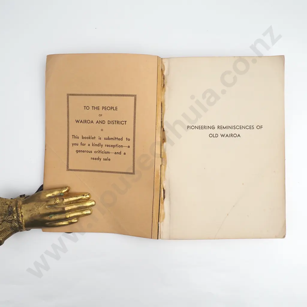 T. Lambert - 'Pioneering Reminiscences of Old Wairoa' Image 1++