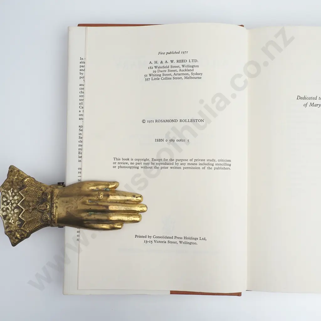 Two Books - Rosamond Rolleston; William & Mary Rolleston An Informal Biography Image 1++