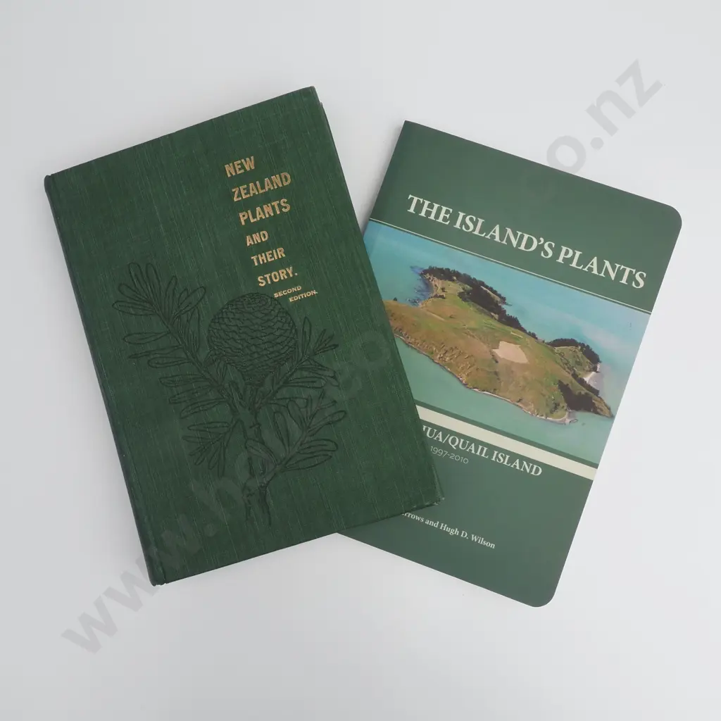 Two Books, Cockayne L 'New Zealand Plants & Their Story' Second Edition 1919 Image 1++
