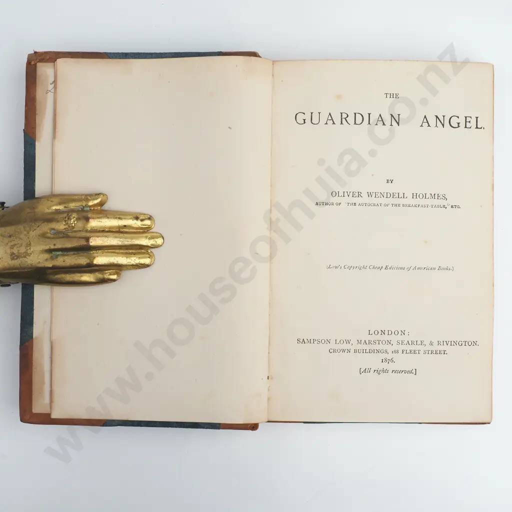 Holmes, Oliver Wendell - 'Guardian Angel', Published by Samson Low Marston,Searle & Revington1876 Image 1++
