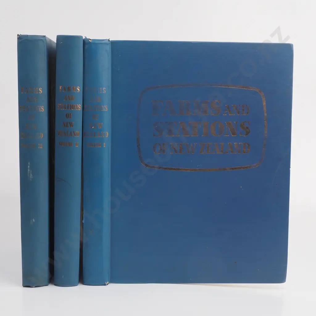 Farms & Stations of New Zealand in Three Volumes, Cranwell Publishing Co. 1958 Ltd Image 1++