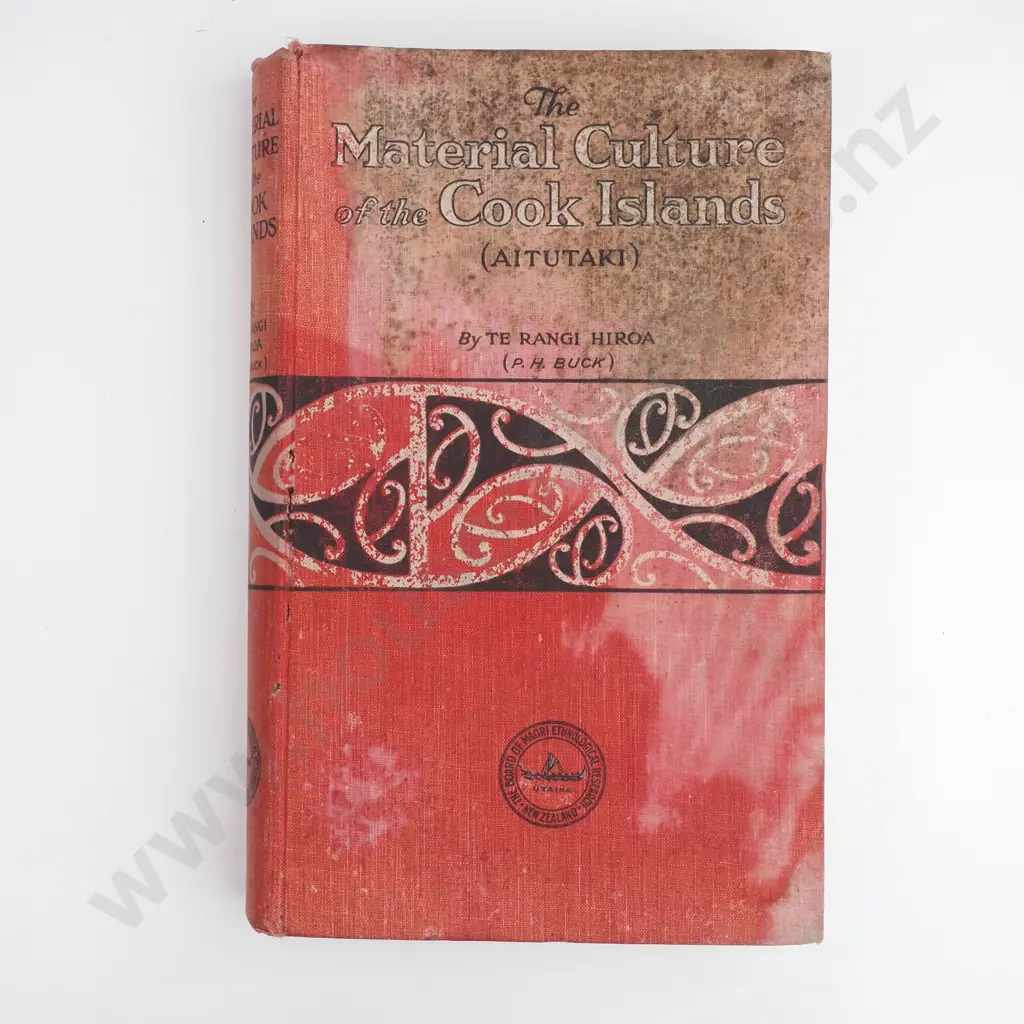 Te Rangi Hiroa( P.H.Buck) - 'The Material Culture of the Cook Islands' Image 1++