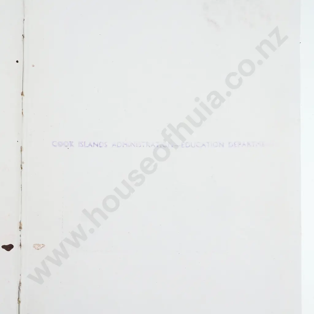 Te Rangi Hiroa( P.H.Buck) - 'The Material Culture of the Cook Islands' Image 1++