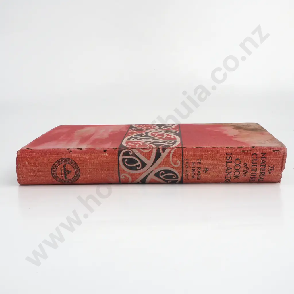 Te Rangi Hiroa( P.H.Buck) - 'The Material Culture of the Cook Islands' Image 1++