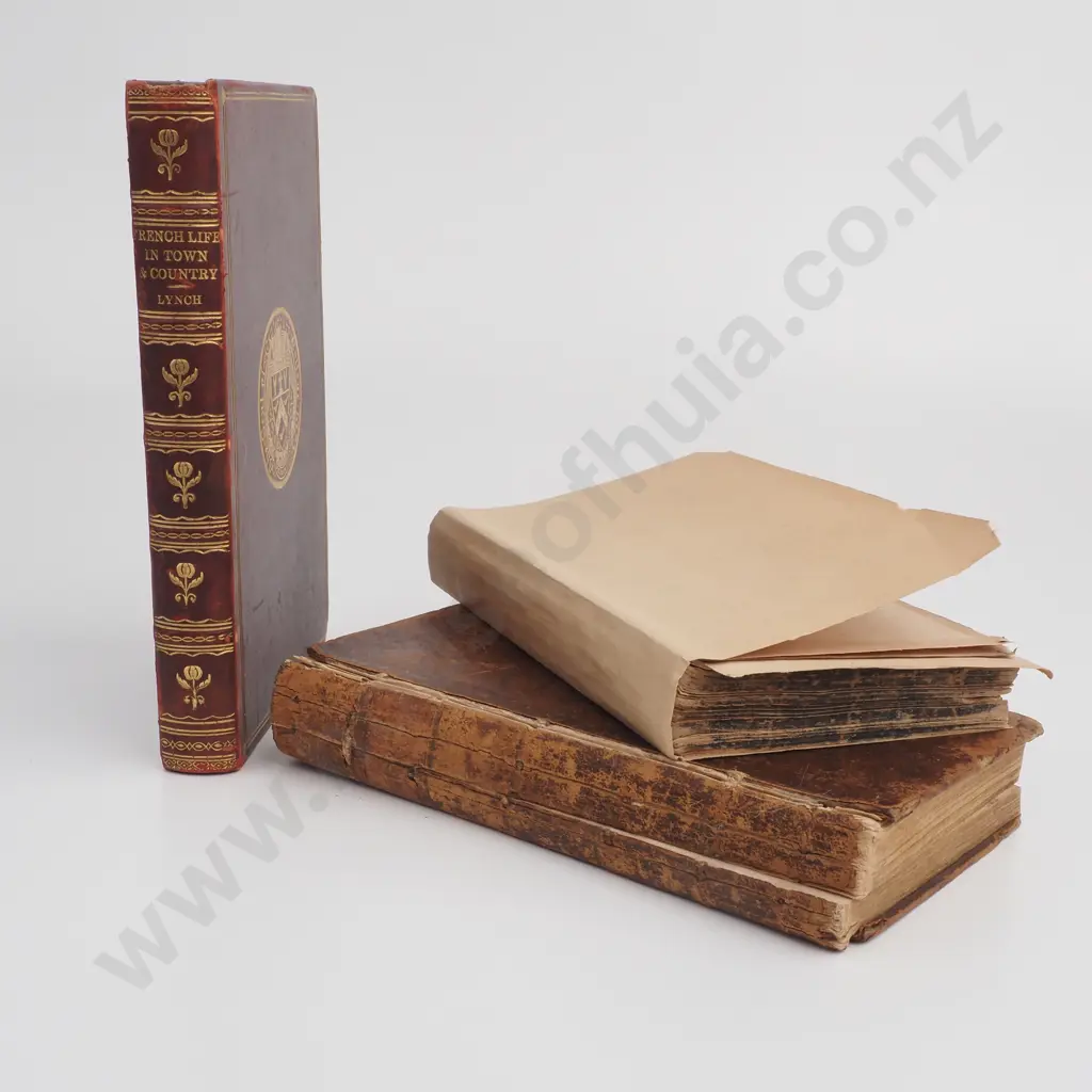 Three Antiquarian Books, 1753, 1763, 1901 Image 1++
