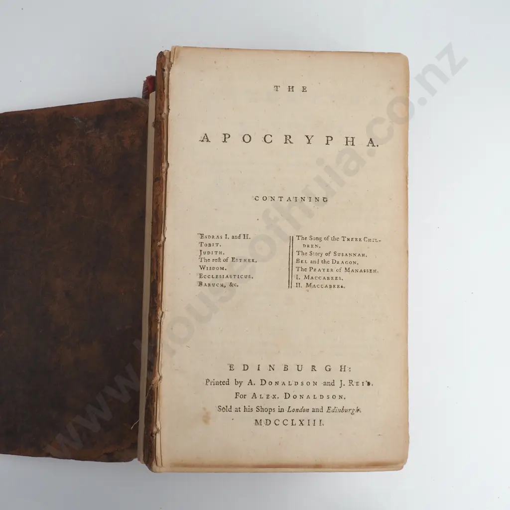Three Antiquarian Books, 1753, 1763, 1901 Image 1++