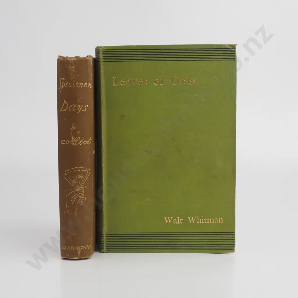 Whitman, Walt - Leaves of Grass, Author's Copyright Edition, London, David Bogue 1881 & Specimen Days & Collect, 1882 Image 1++