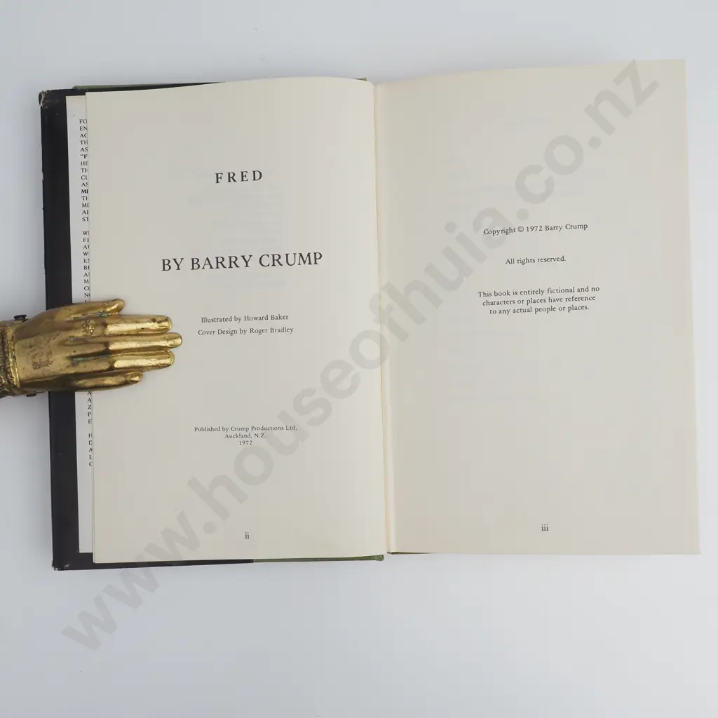 Crump Barry ,' Fred', Publisher Crump Productions Ltd, Auckland 1972 Image 1++