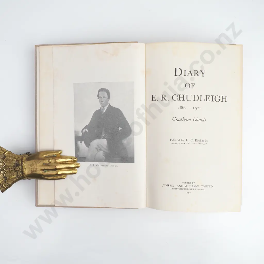 Richards, E. C.; Diary of E. R. Chudleigh Image 1++