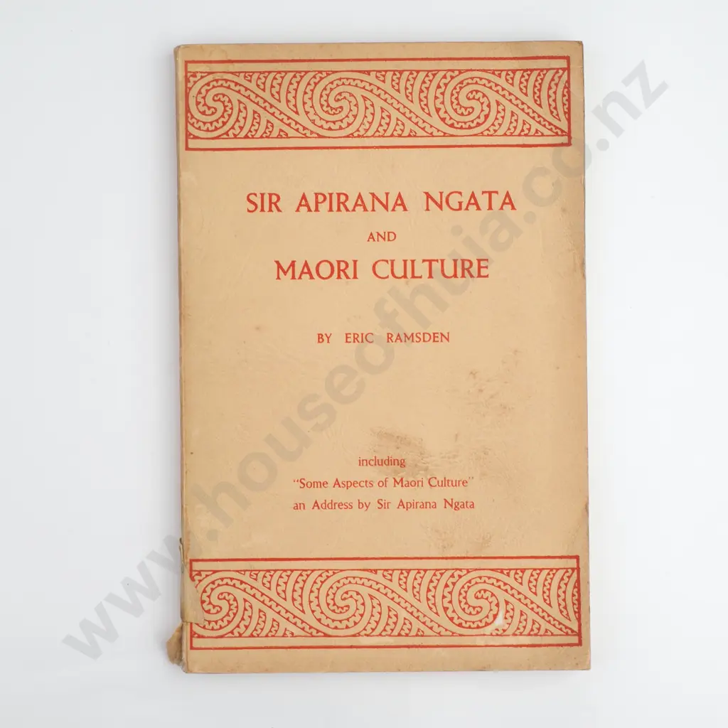 Eric Ramsden - 'Sir Apirana Ngata & Maori Culture' Image 1++
